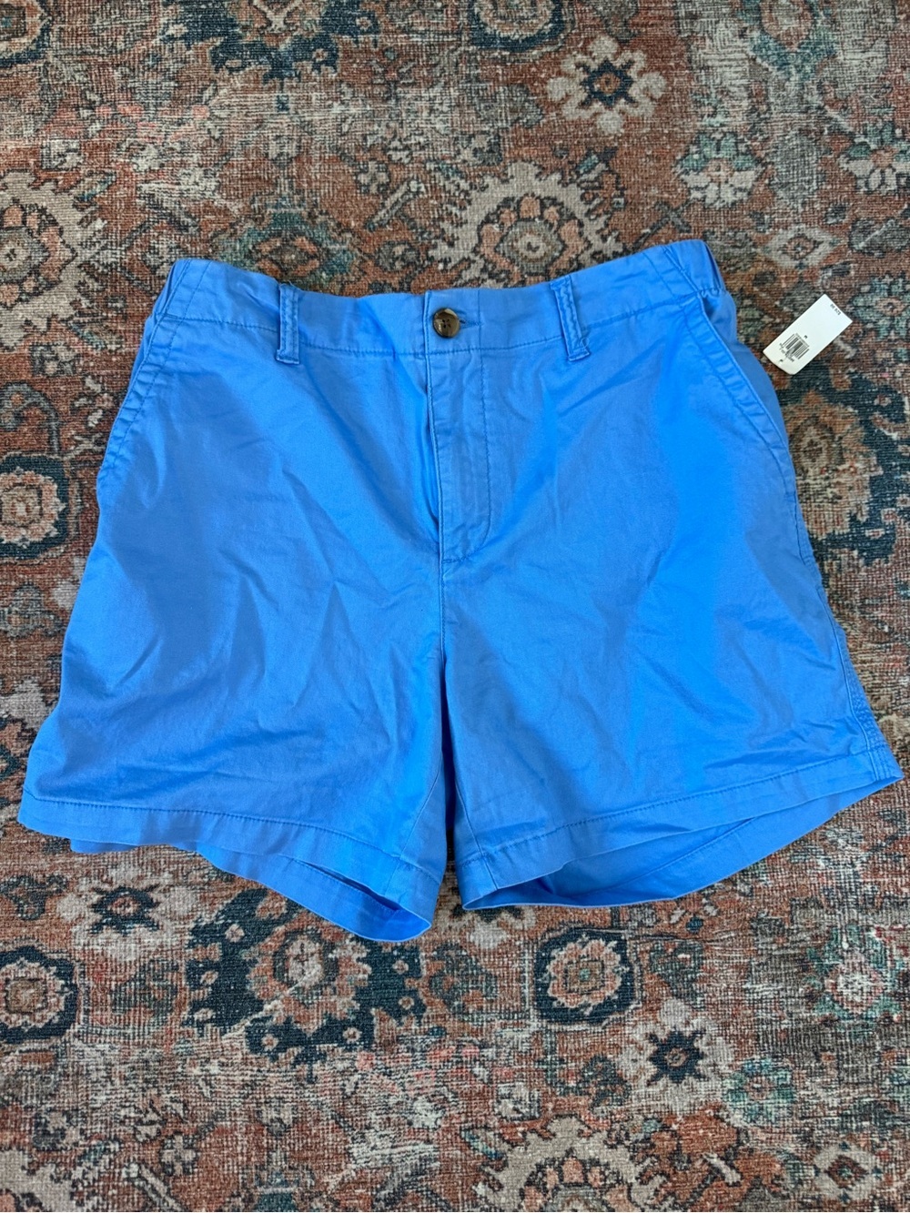 NWT Old Navy Chino  elastic waist shorts blue size M